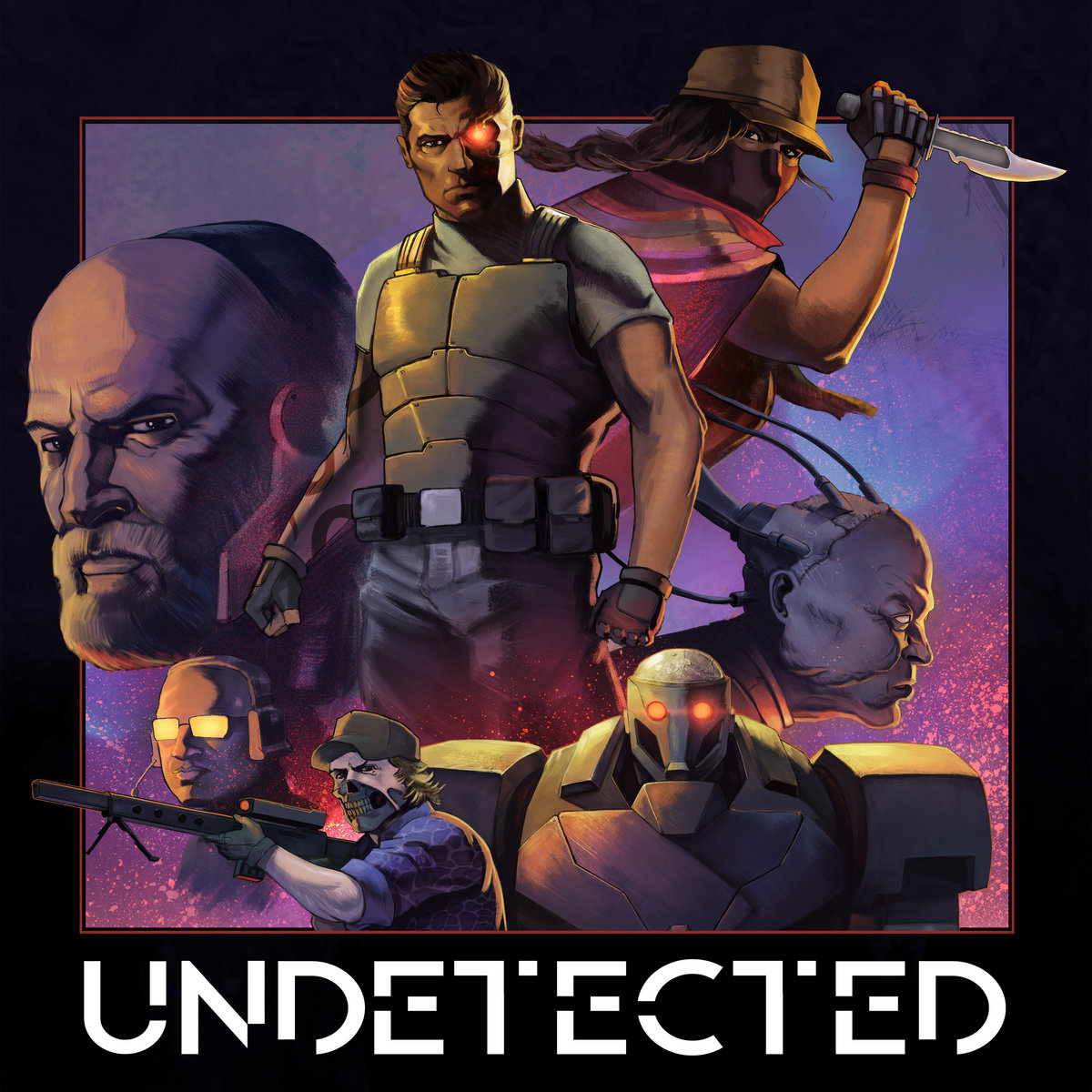 Bandcamp album cover of Undetected's Soundtrack by Marc Vogler