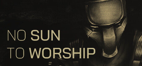 Steam header image of 'No Sun to Worship' showing a character wearing a mask.